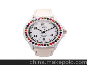 十年老厂 ISO认证 高档不锈钢女士手表,皮带表,厂家直销
